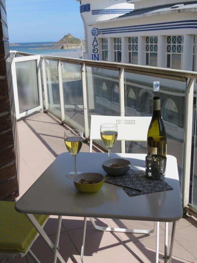 Les Bains Studio Vue Mer Pleneuf-Val-Andre Eksteriør bilde