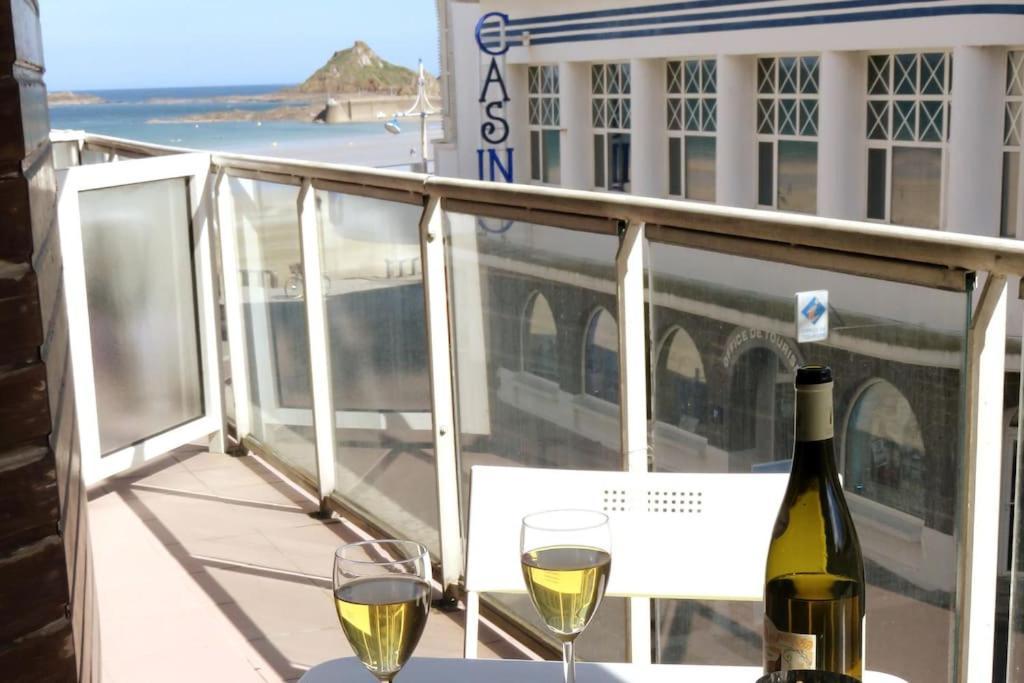 Les Bains Studio Vue Mer Pleneuf-Val-Andre Eksteriør bilde